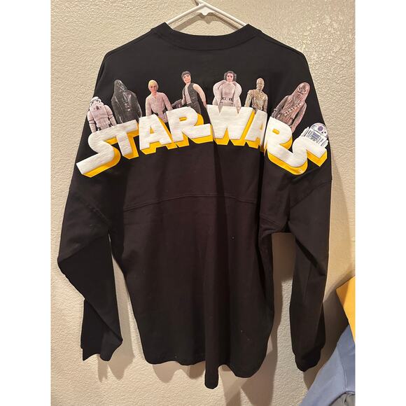 NWT Disney Parks Star Wars Vintage Action Figures Black Spirit Jersey M - Picture 5 of 9